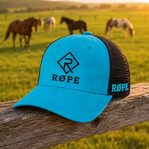 Casquette femme RØPE Breakaway Roping turquoise - vue principale