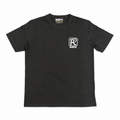 T-shirt homme RØPE Tie-Døwn Røping noir — vue de devant sur fond blanc